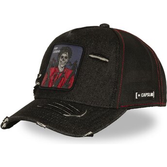 Boné trucker preto Michael Jackson Pop Legend STA1 POP Famous da Capslab