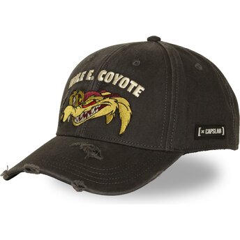 Boné curvo preto snapback Coiote LOO14 COY Looney Tunes da Capslab