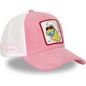 bone-trucker-rosa-e-branco-smurfina-smu3-sof-os-smurfs-da-capslab