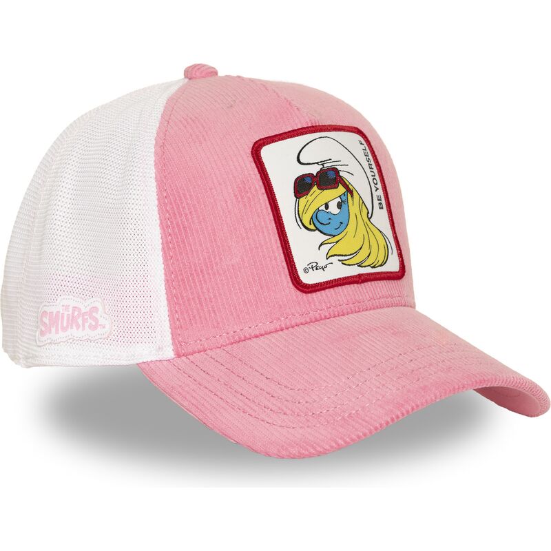 bone-trucker-rosa-e-branco-smurfina-smu3-sof-os-smurfs-da-capslab bone-trucker-rosa-e-branco-smurfina-smu3-sof-os-smurfs-da-capslab