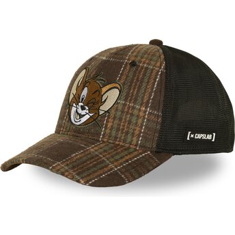 Boné trucker castanho e preto Jerry TAJ9 JER Looney Tunes da Capslab