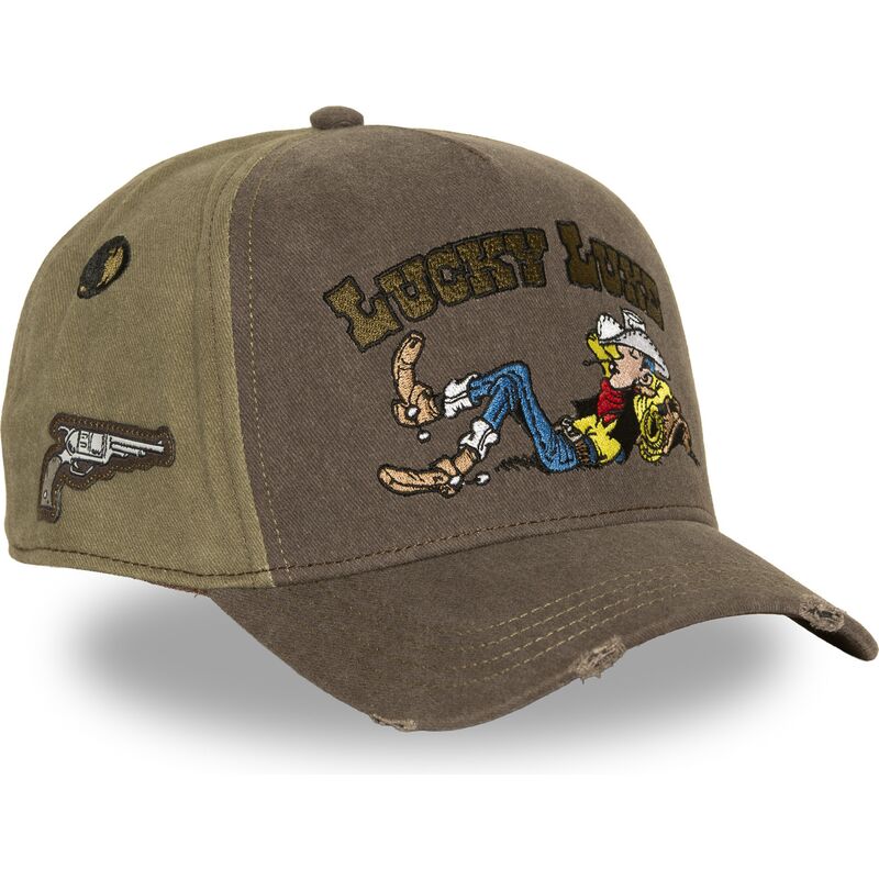 bone-curvo-castanho-e-verde-snapback-lucky-luke-lck4-luc-da-capslab