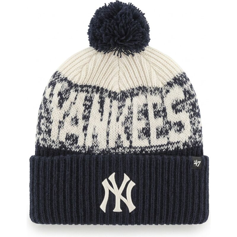 gorro-com-pompom-azul-marinho-bone-chill-cuff-knit-da-new-york-yankees-mlb-da-47-brand