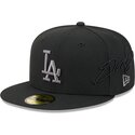 bone-plano-preto-justo-com-logo-cinza-59fifty-side-script-da-los-angeles-dodgers-mlb-da-new-era