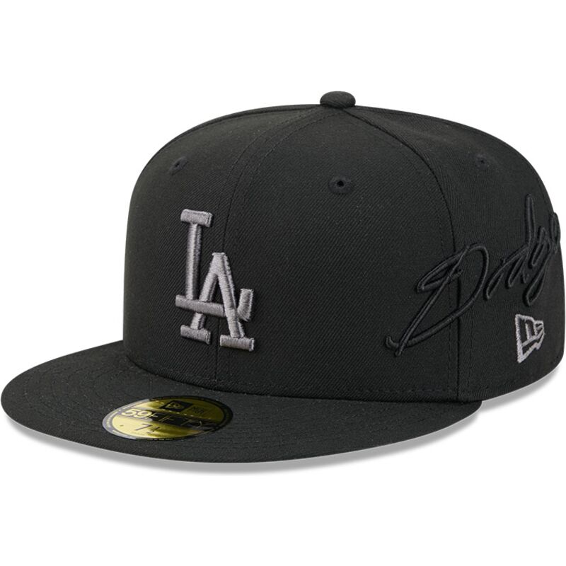 bone-plano-preto-justo-com-logo-cinza-59fifty-side-script-da-los-angeles-dodgers-mlb-da-new-era
