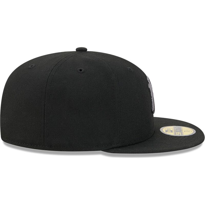bone-plano-preto-justo-com-logo-cinza-59fifty-side-script-da-new-york-yankees-mlb-da-new-era