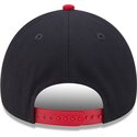 bone-curvo-azul-marinho-e-vermelho-snapback-9forty-a-frame-na-lifestyle-f1-da-boston-red-sox-mlb-da-new-era