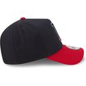 bone-curvo-azul-marinho-e-vermelho-snapback-9forty-a-frame-na-lifestyle-f1-da-boston-red-sox-mlb-da-new-era