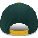 bone-curvo-verde-e-amarelo-snapback-9forty-a-frame-na-lifestyle-f1-da-oakland-athletics-mlb-da-new-era