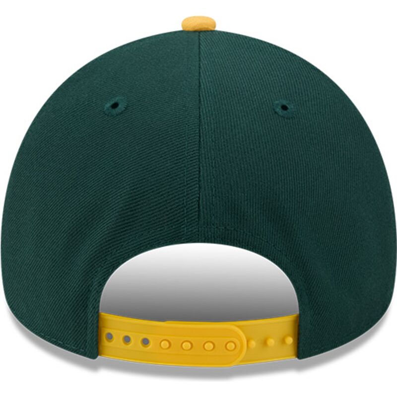 bone-curvo-verde-e-amarelo-snapback-9forty-a-frame-na-lifestyle-f1-da-oakland-athletics-mlb-da-new-era bone-curvo-verde-e-amarelo-snapback-9forty-a-frame-na-lifestyle-f1-da-oakland-athletics-mlb-da-new-era