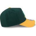 bone-curvo-verde-e-amarelo-snapback-9forty-a-frame-na-lifestyle-f1-da-oakland-athletics-mlb-da-new-era
