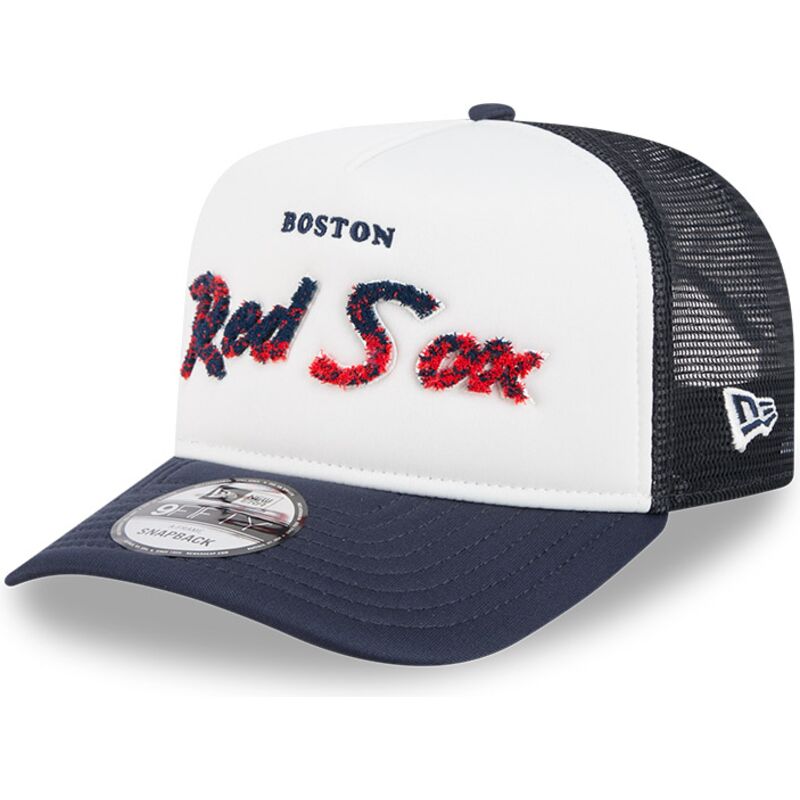 bone-trucker-azul-marinho-e-branco-9fifty-a-frame-na-lifestyle-f1-da-boston-red-sox-mlb-da-new-era