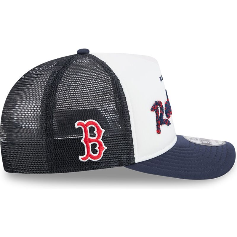 bone-trucker-azul-marinho-e-branco-9fifty-a-frame-na-lifestyle-f1-da-boston-red-sox-mlb-da-new-era