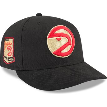 Boné curvo preto snapback 9FIFTY NA Lifestyle F1 da Atlanta Hawks NBA da New Era