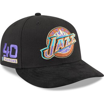 Boné curvo preto snapback 9FIFTY NA Lifestyle F1 da Utah Jazz NBA da New Era