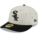bone-curvo-bege-e-preto-justo-59fifty-beads-na-lifestyle-f1-da-chicago-white-sox-mlb-da-new-era