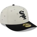 bone-curvo-bege-e-preto-justo-59fifty-beads-na-lifestyle-f1-da-chicago-white-sox-mlb-da-new-era