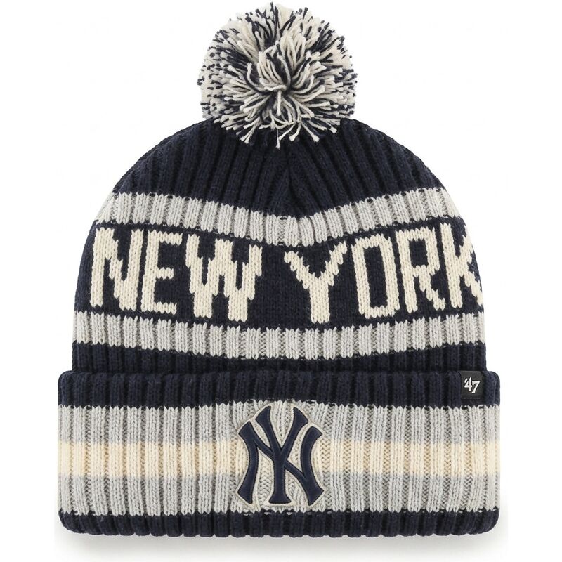 gorro-com-pompom-azul-marinho-bering-cuff-knit-da-new-york-yankees-mlb-da-47-brand gorro-com-pompom-azul-marinho-bering-cuff-knit-da-new-york-yankees-mlb-da-47-brand