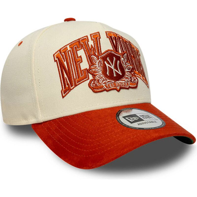 bone-curvo-bege-e-castanho-snapback-e-frame-wordmark-suede-da-new-york-yankees-mlb-da-new-era bone-curvo-bege-e-castanho-snapback-e-frame-wordmark-suede-da-new-york-yankees-mlb-da-new-era