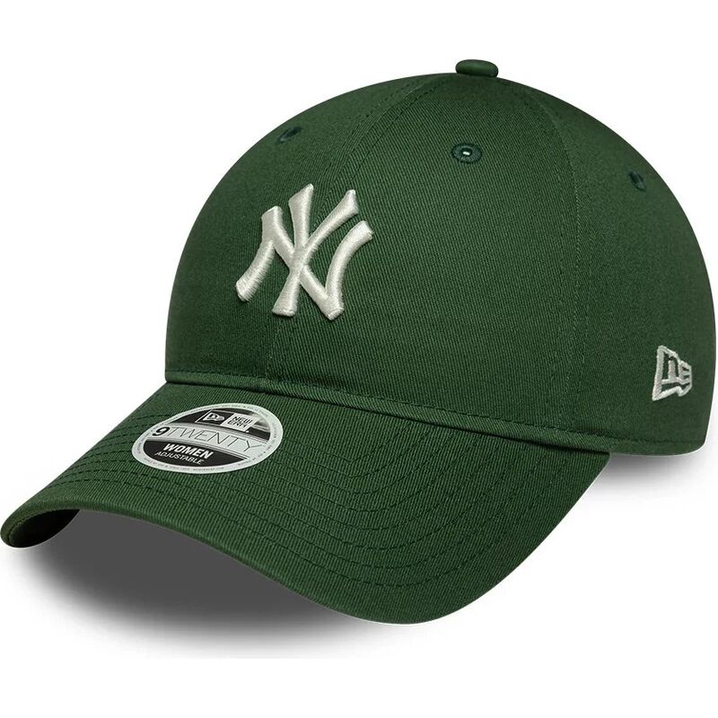 bone-curvo-verde-ajustavel-para-mulheres-9twenty-league-essential-midi-da-new-york-yankees-mlb-da-new-era