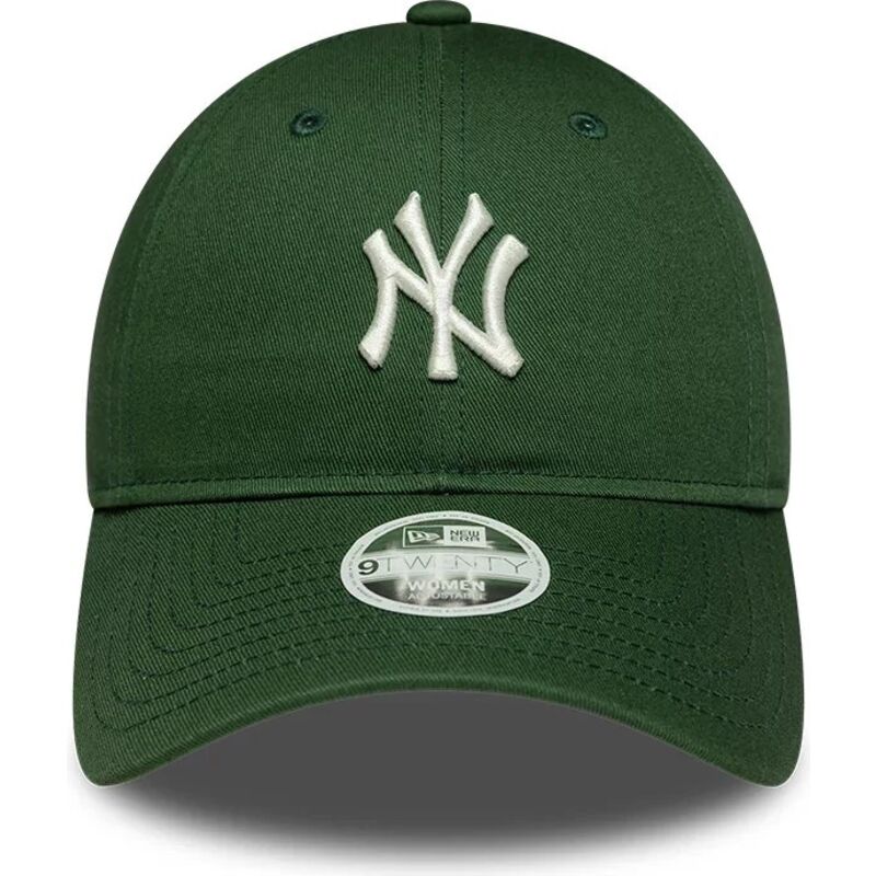 bone-curvo-verde-ajustavel-para-mulheres-9twenty-league-essential-midi-da-new-york-yankees-mlb-da-new-era