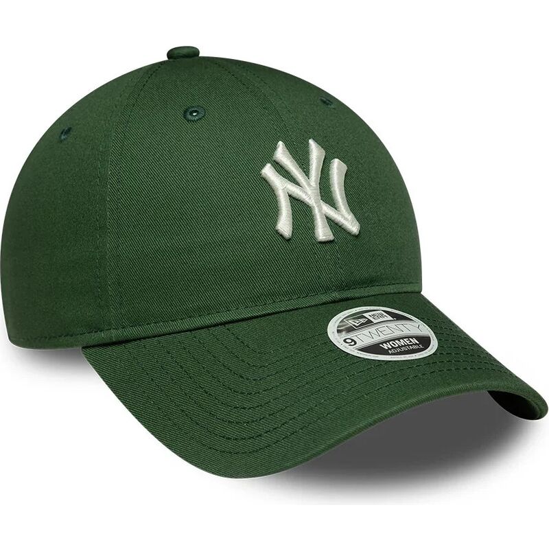 bone-curvo-verde-ajustavel-para-mulheres-9twenty-league-essential-midi-da-new-york-yankees-mlb-da-new-era