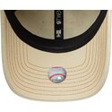 bone-curvo-bege-ajustavel-com-logo-castanho-9twenty-denim-da-new-york-yankees-mlb-da-new-era