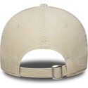 bone-curvo-bege-ajustavel-para-mulheres-com-logo-bege-9forty-cord-da-new-york-yankees-mlb-da-new-era