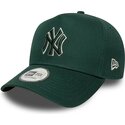 bone-curvo-verde-snapback-com-logo-verde-e-frame-team-outline-da-new-york-yankees-mlb-da-new-era
