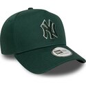 bone-curvo-verde-snapback-com-logo-verde-e-frame-team-outline-da-new-york-yankees-mlb-da-new-era