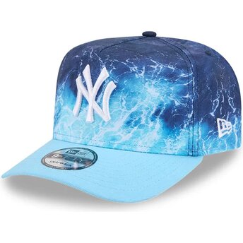 Boné curvo azul snapback 9FIFTY A Frame Deep Water da New York Yankees MLB da New Era