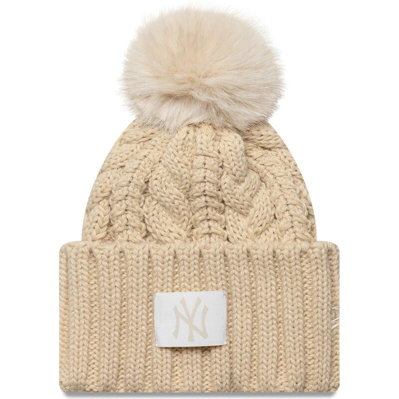 gorro-com-pompom-bege-para-crianca-cable-da-new-york-yankees-mlb-da-new-era