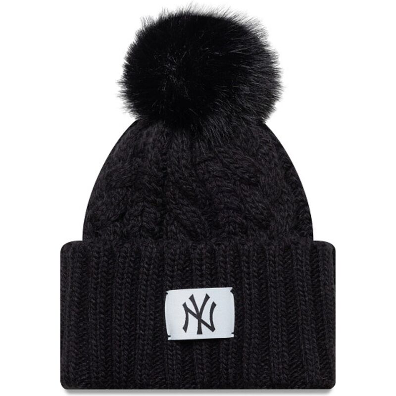 gorro-com-pompom-preto-para-crianca-cable-da-new-york-yankees-mlb-da-new-era