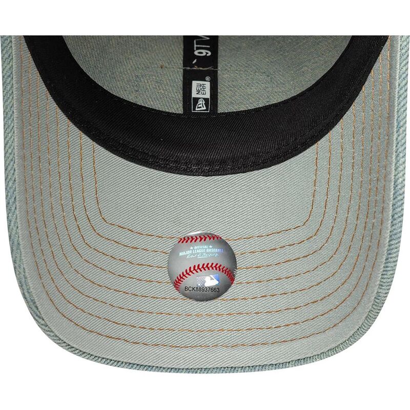 bone-curvo-azul-ajustavel-para-mulheres-com-logo-castanho-9twenty-denim-da-los-angeles-dodgers-mlb-da-new-era bone-curvo-azul-ajustavel-para-mulheres-com-logo-castanho-9twenty-denim-da-los-angeles-dodgers-mlb-da-new-era