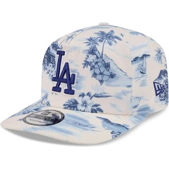 Boné curvo azul snapback 19TWENTY Tropics da Los Angeles Dodgers MLB da New Era