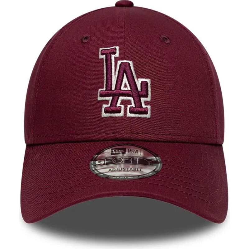 bone-curvo-grena-ajustavel-com-logo-grena-9forty-team-outline-da-los-angeles-dodgers-mlb-da-new-era