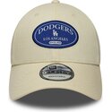 bone-curvo-creme-ajustavel-com-logo-azul-9forty-patch-da-los-angeles-dodgers-mlb-da-new-era