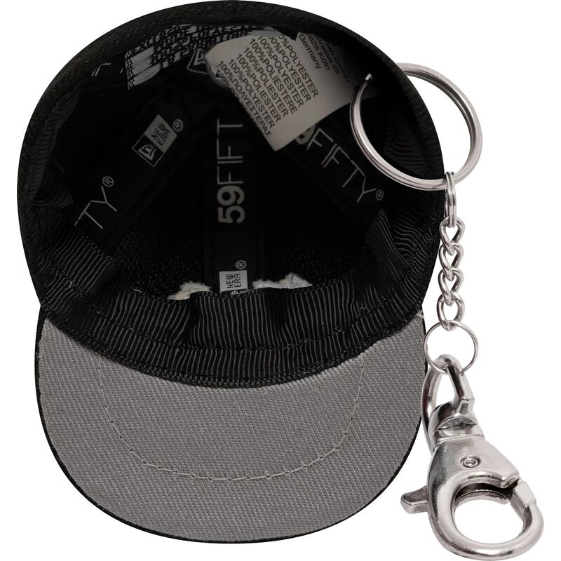 chaveiro-preto-mini-cap-chain-da-new-era chaveiro-preto-mini-cap-chain-da-new-era