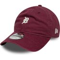 bone-curvo-grena-ajustavel-9twenty-mini-logo-da-detroit-tigers-mlb-da-new-era