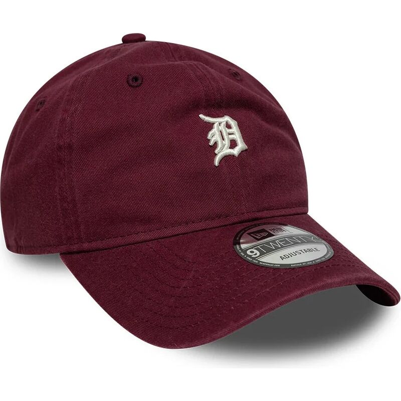 bone-curvo-grena-ajustavel-9twenty-mini-logo-da-detroit-tigers-mlb-da-new-era