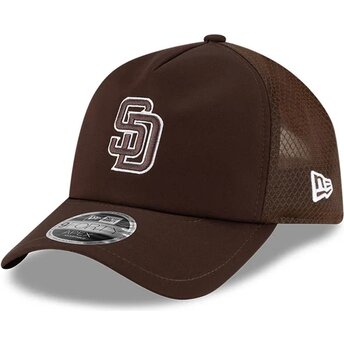 Boné trucker castanho 9FORTY APEX Batting Practice da San Diego Padres MLB da New Era