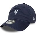 bone-curvo-azul-marinho-ajustavel-9twenty-washed-mini-logo-da-new-york-mets-mlb-da-new-era