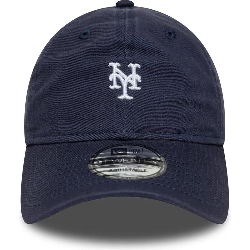 bone-curvo-azul-marinho-ajustavel-9twenty-washed-mini-logo-da-new-york-mets-mlb-da-new-era