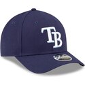 bone-curvo-azul-marinho-snapback-9forty-m-crown-player-replica-da-tampa-bay-rays-mlb-da-new-era