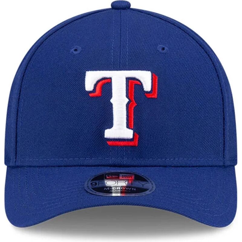 bone-curvo-azul-snapback-9forty-m-crown-player-replica-da-texas-rangers-mlb-da-new-era