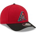 bone-curvo-vermelho-e-preto-snapback-9forty-m-crown-player-replica-da-arizona-diamondbacks-mlb-da-new-era