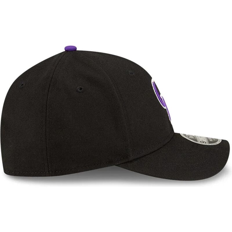 bone-curvo-preto-snapback-com-logo-violeta-9forty-m-crown-player-replica-da-colorado-rockies-mlb-da-new-era