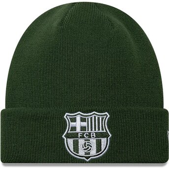 Gorro verde com logo branco Seasonal Cuff da FC Barcelona LALIGA da New Era