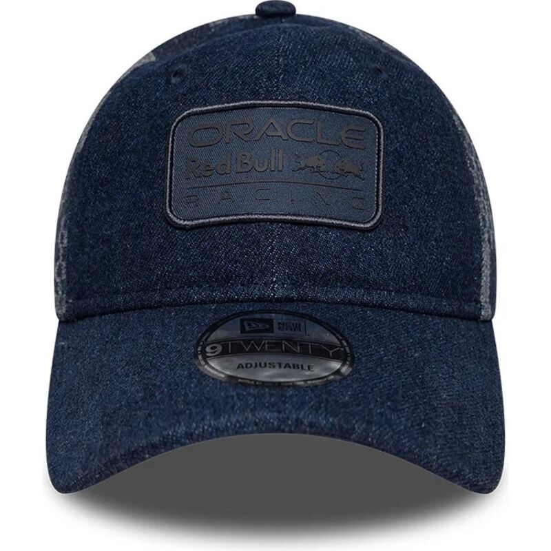 bone-curvo-azul-marinho-ajustavel-9twenty-patterned-denim-da-red-bull-racing-formula-1-da-new-era