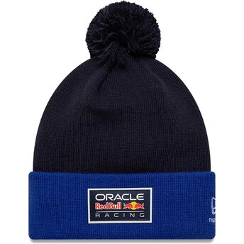 Gorro com pompom azul marinho Essentials Bobble da Red Bull Racing Formula 1 da New Era